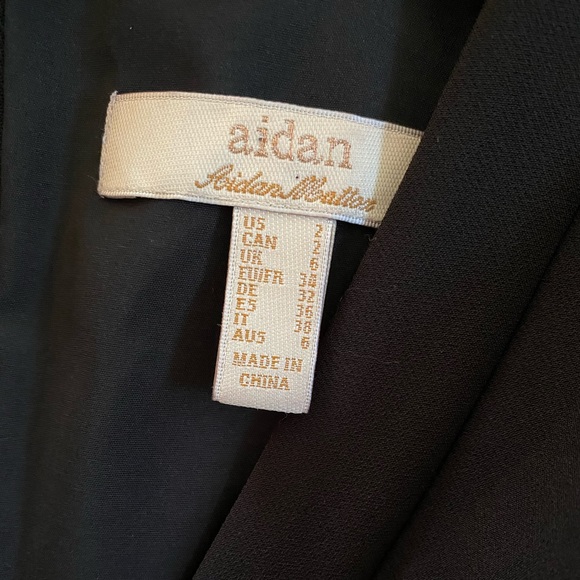 Black long dress with lace, size UK 6 - Picture 4 of 4